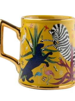 Ortigia Tazza Jungle Ceramic Sahara