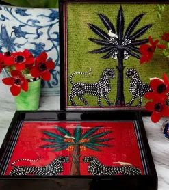 Ortigia Tray Square Green