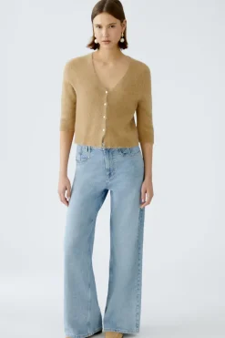 Oui High Rise Blue Denim Jeans