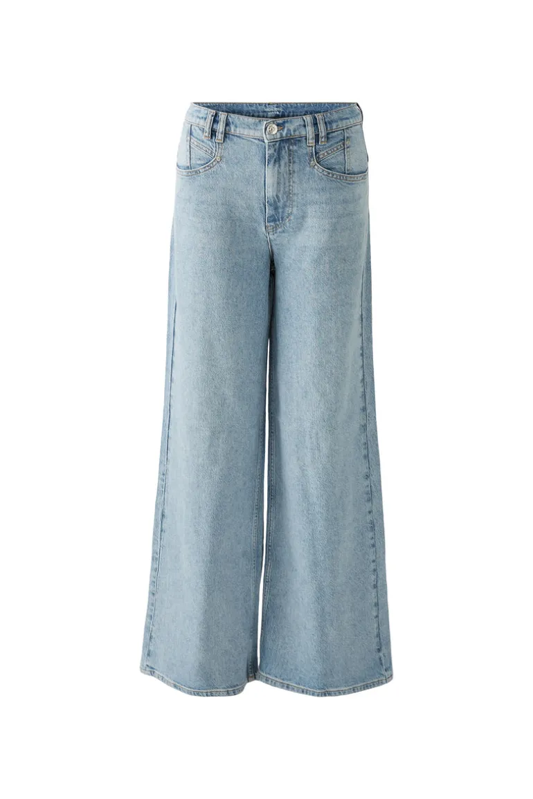 Oui High Rise Blue Denim Jeans