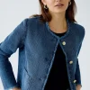 Oui Jacket Blue Denim