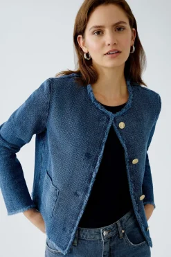 Oui Jacket Blue Denim