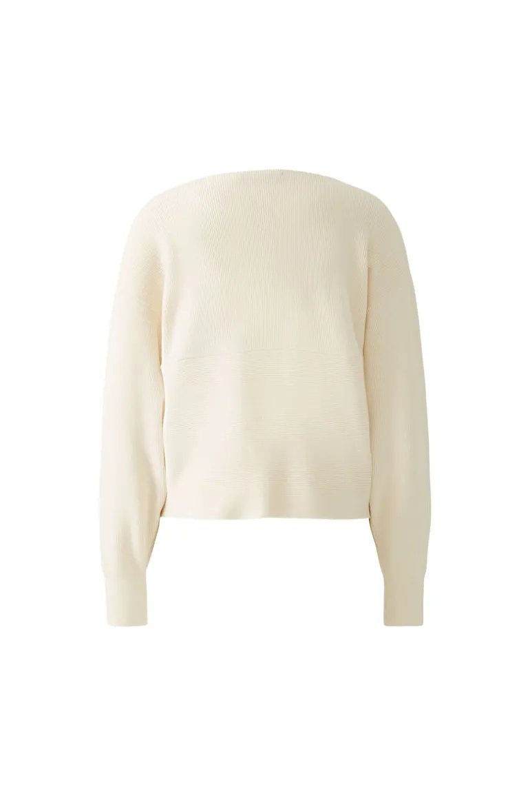 Oui Knit Jumper Off-white
