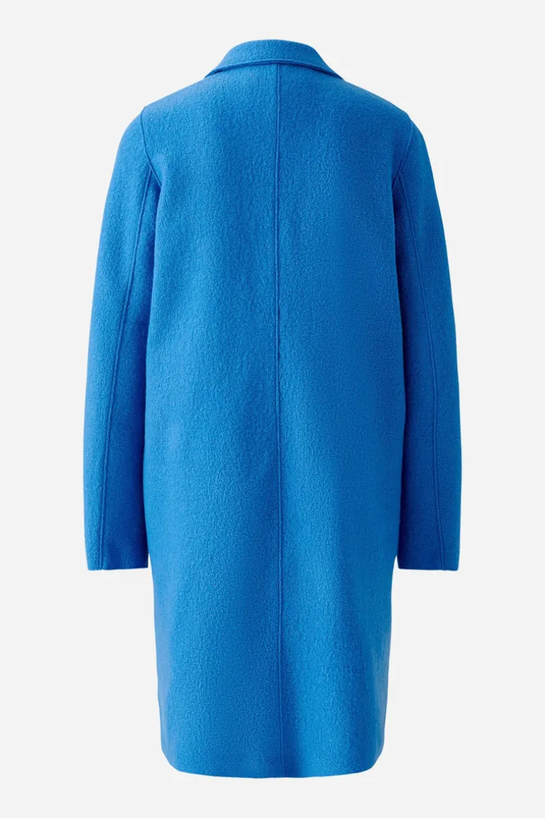 Oui Mayson Wool Coat Radiant Blue