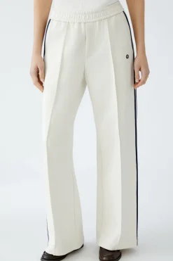 Oui Slip-On Trousers Eggnog