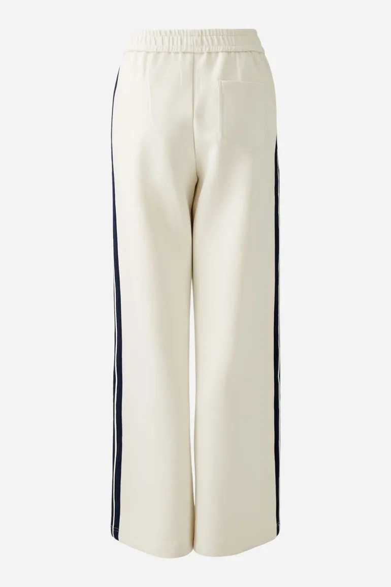 Oui Slip-On Trousers Eggnog