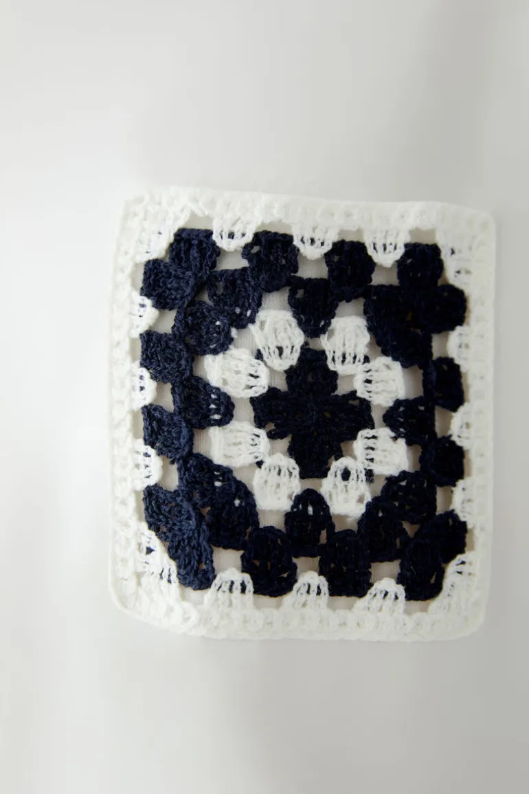 Oui T-Shirt With Crocheted Pocket Off-white