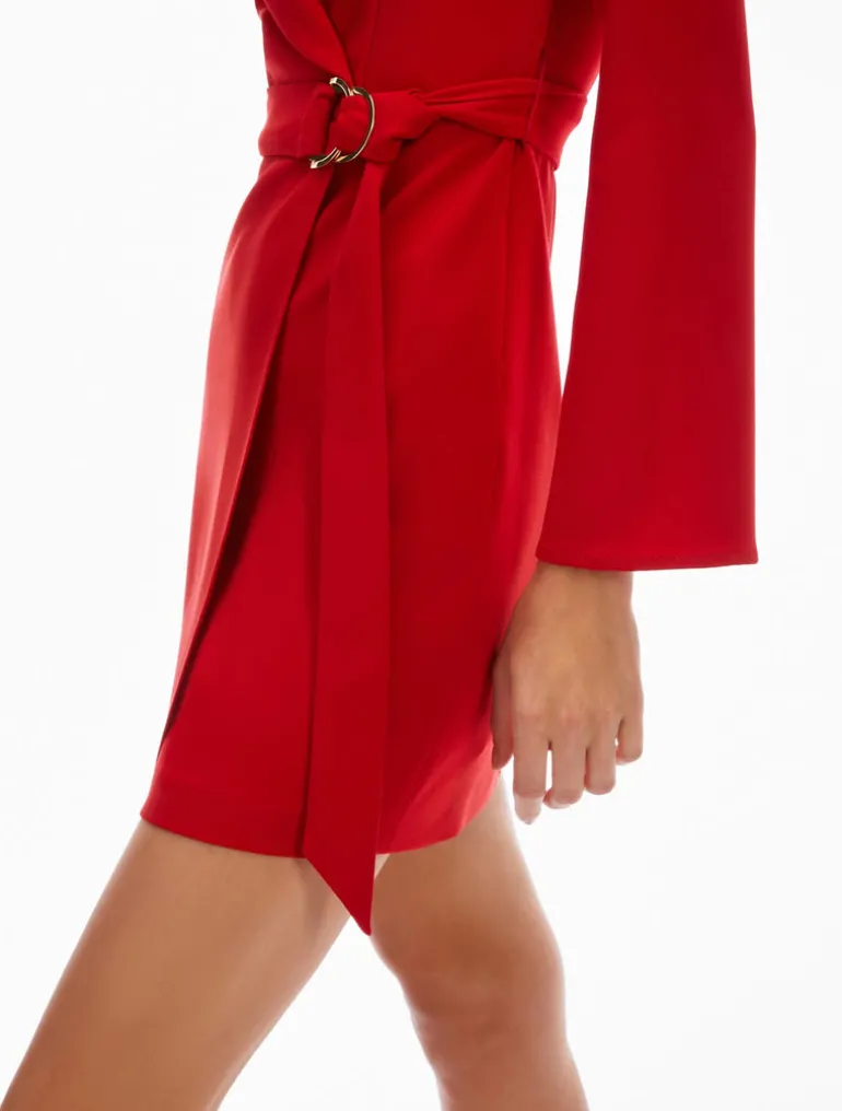 Pennyblack Oria Short Wrap Dress Ruby