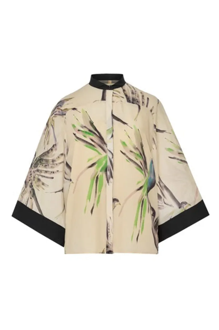 Psophia Blouse Ivory Print