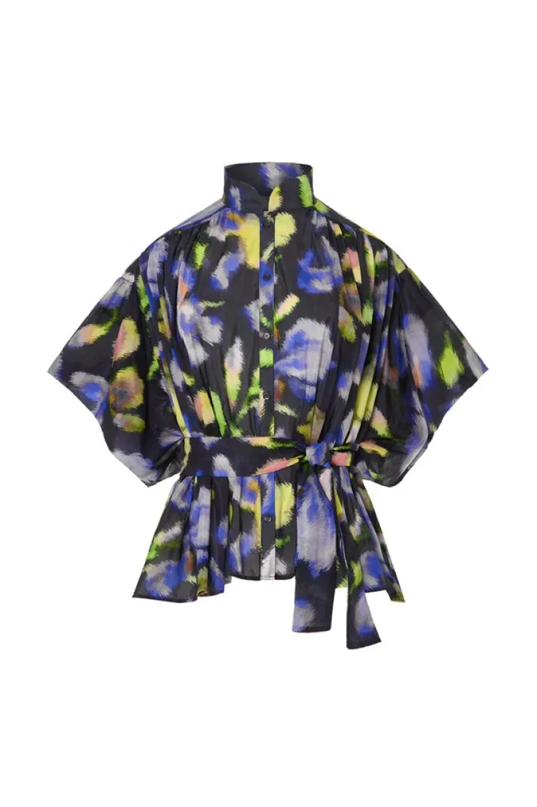 Psophia Shirt Plum Print