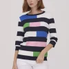 Scorzzo Knit Intarsia Top Multi