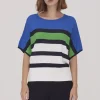 Scorzzo Knit Striped Top Multi