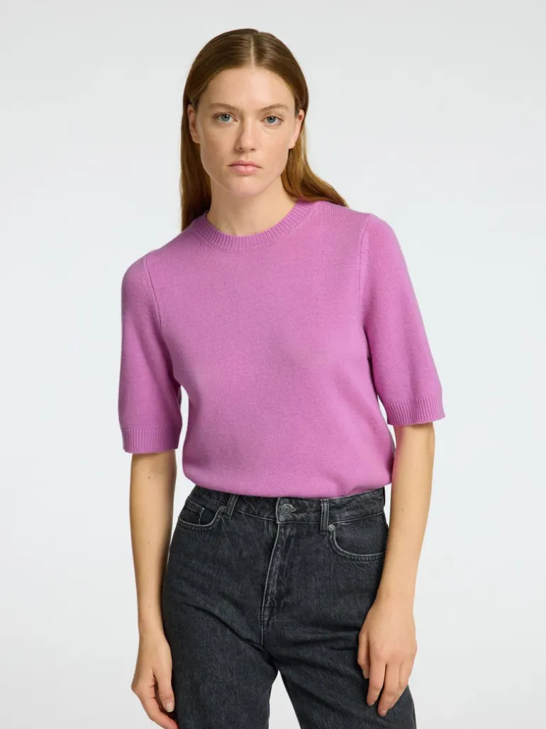 Selected Femme Cille Knit Top First Bloom