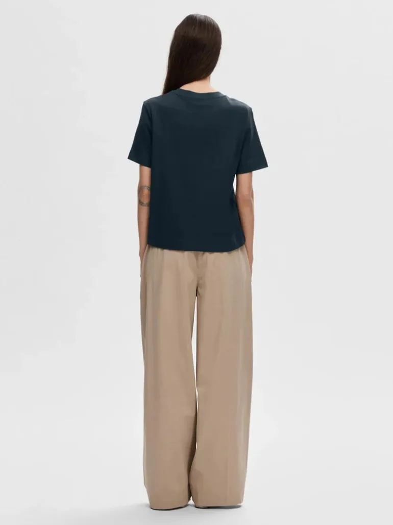 Selected Femme Tee Dark Sapphire