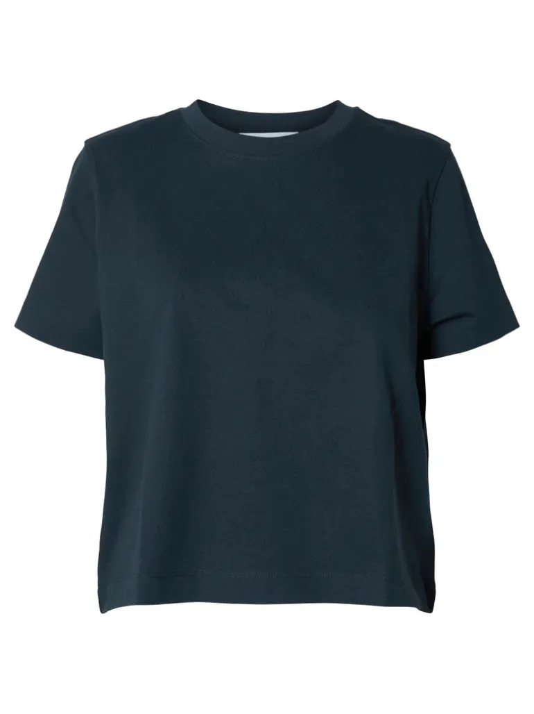 Selected Femme Tee Dark Sapphire