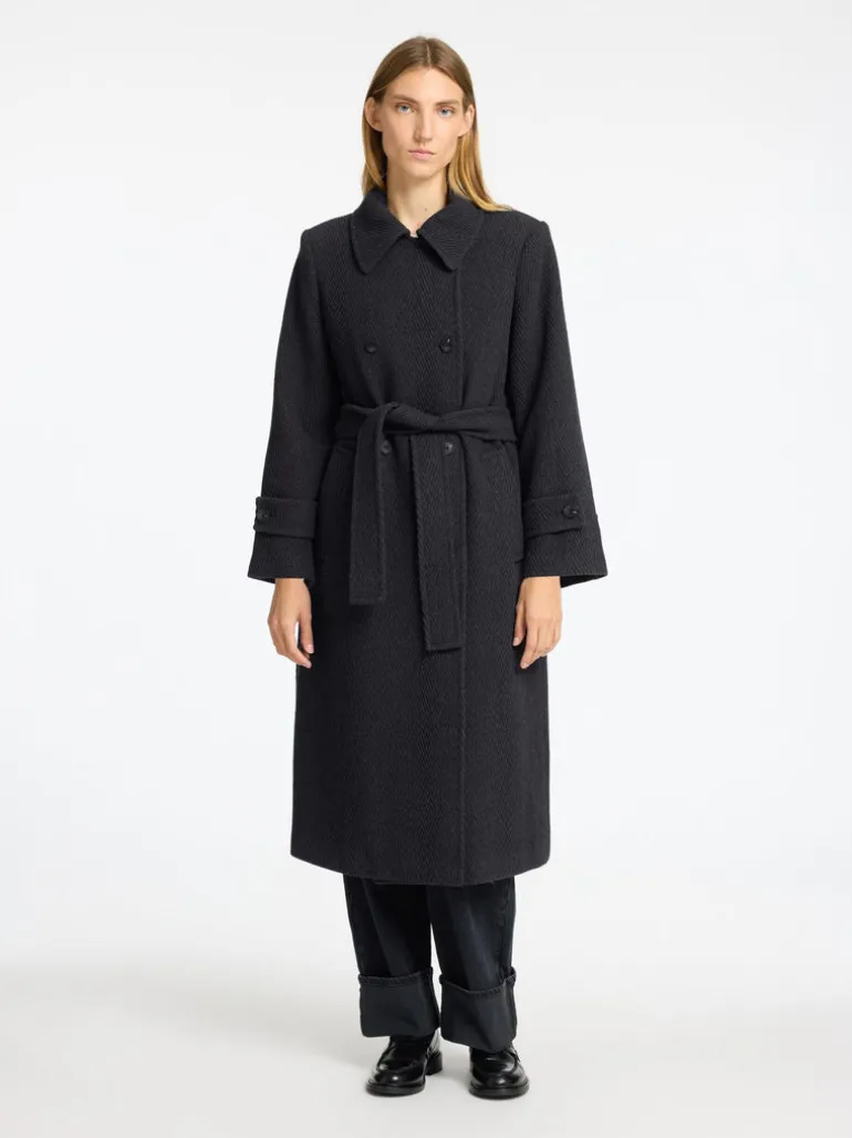 Selected Femme Una Wool Trench Coat