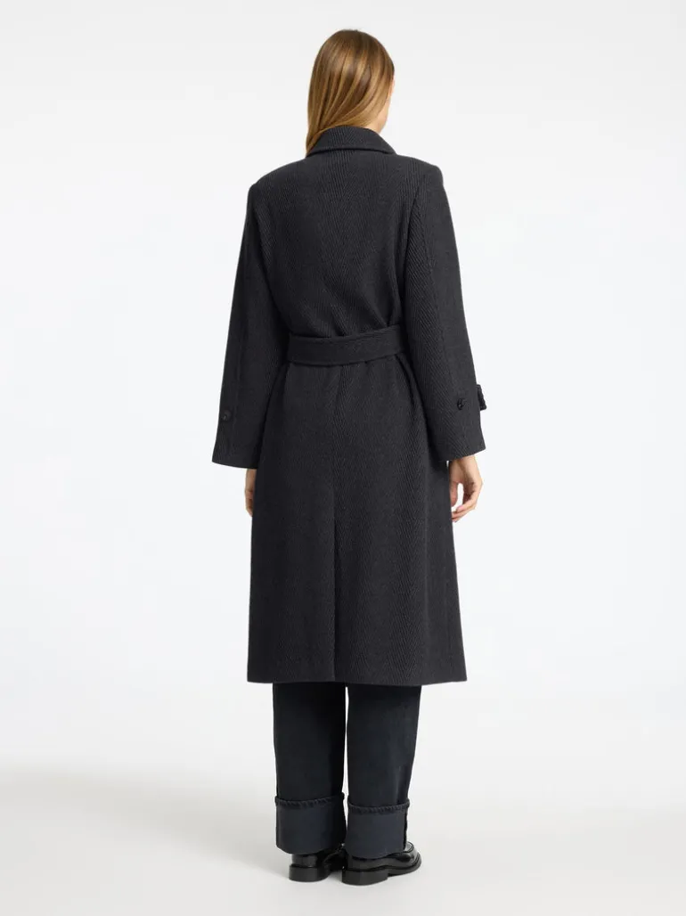 Selected Femme Una Wool Trench Coat