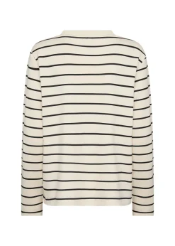 Soya Concept Barni 26 Striped Sweatshirt Cream