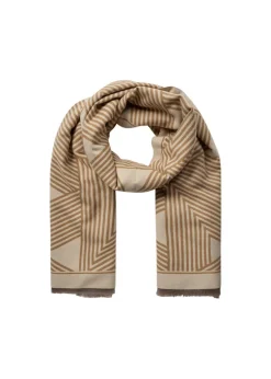 Soya Concept Florence 1 Scarf Desert Brown Print