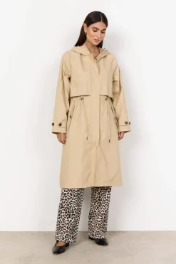 Soya Concept Lora 17 Coat Sand