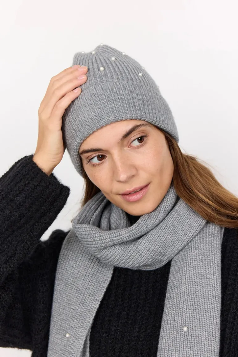 Soya Concept Nino 2 Knit Hat Medium Grey