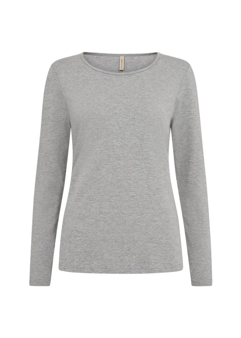 Soya Concept Pylle 2 T-Shirt Medium Grey Melange