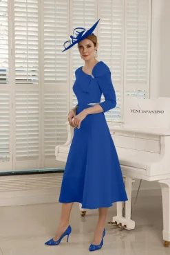 Veni Infantino Royal Blue Dress