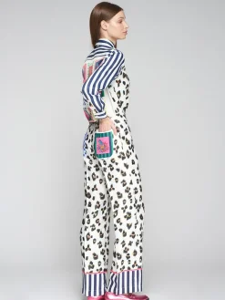 Vilagallo Elena Trouser Leo Print