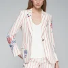 Vilagallo Heather Jacket Red Stripes