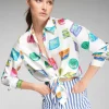 Vilagallo Mafalda Shirt Multi-coloured Motifs