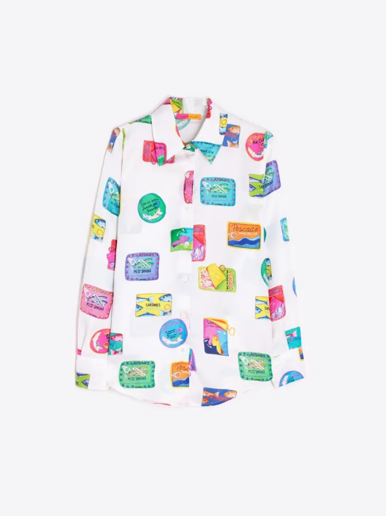 Vilagallo Mafalda Shirt Multi-coloured Motifs