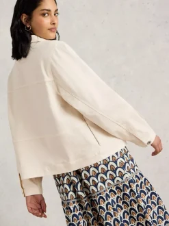 White Stuff Camille Denim Jacket Light Nat