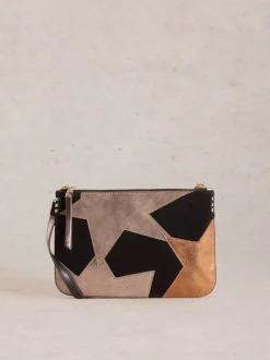 White Stuff Connie Double Pouch Crossbody Black MLT