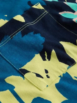 White Stuff Demi Dolman Top Yellow Print