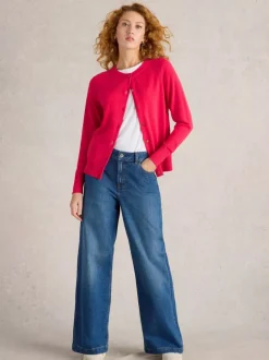 White Stuff Lulu Cardi Bright Pink