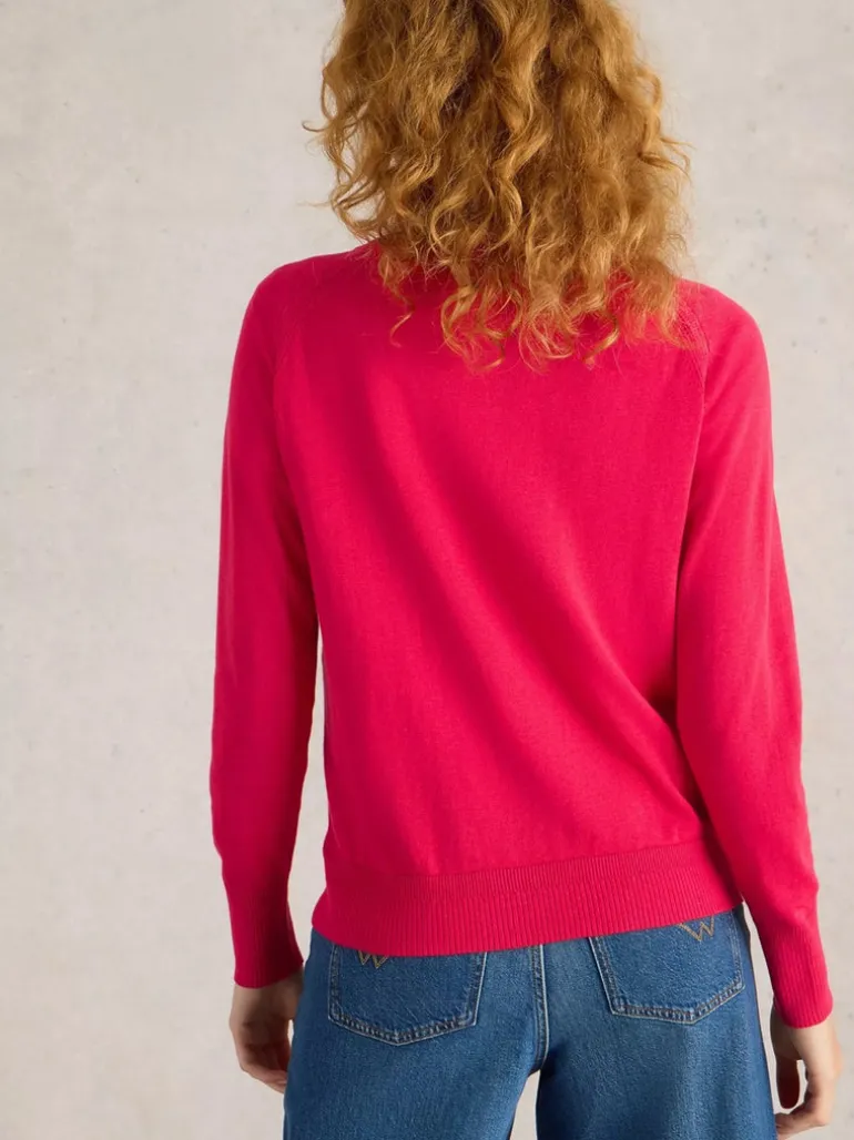 White Stuff Lulu Cardi Bright Pink