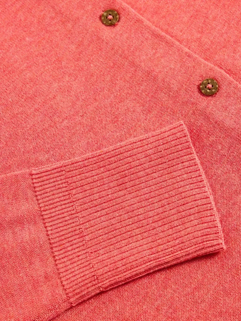 White Stuff Lulu Cardi Mid Coral
