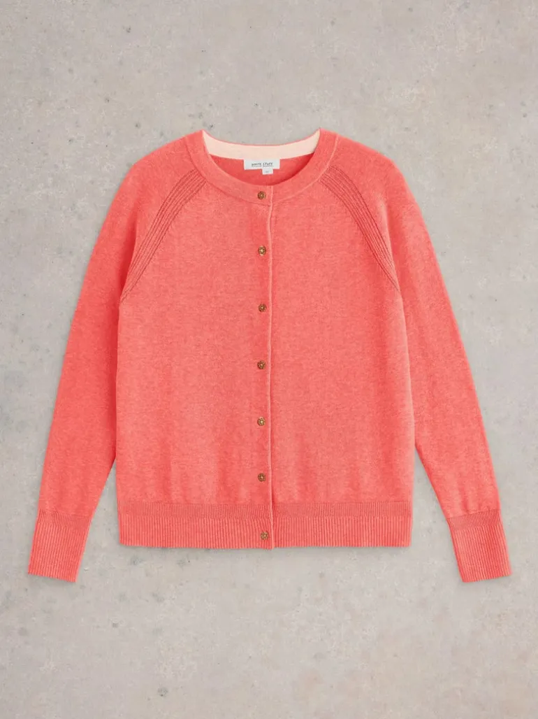White Stuff Lulu Cardi Mid Coral