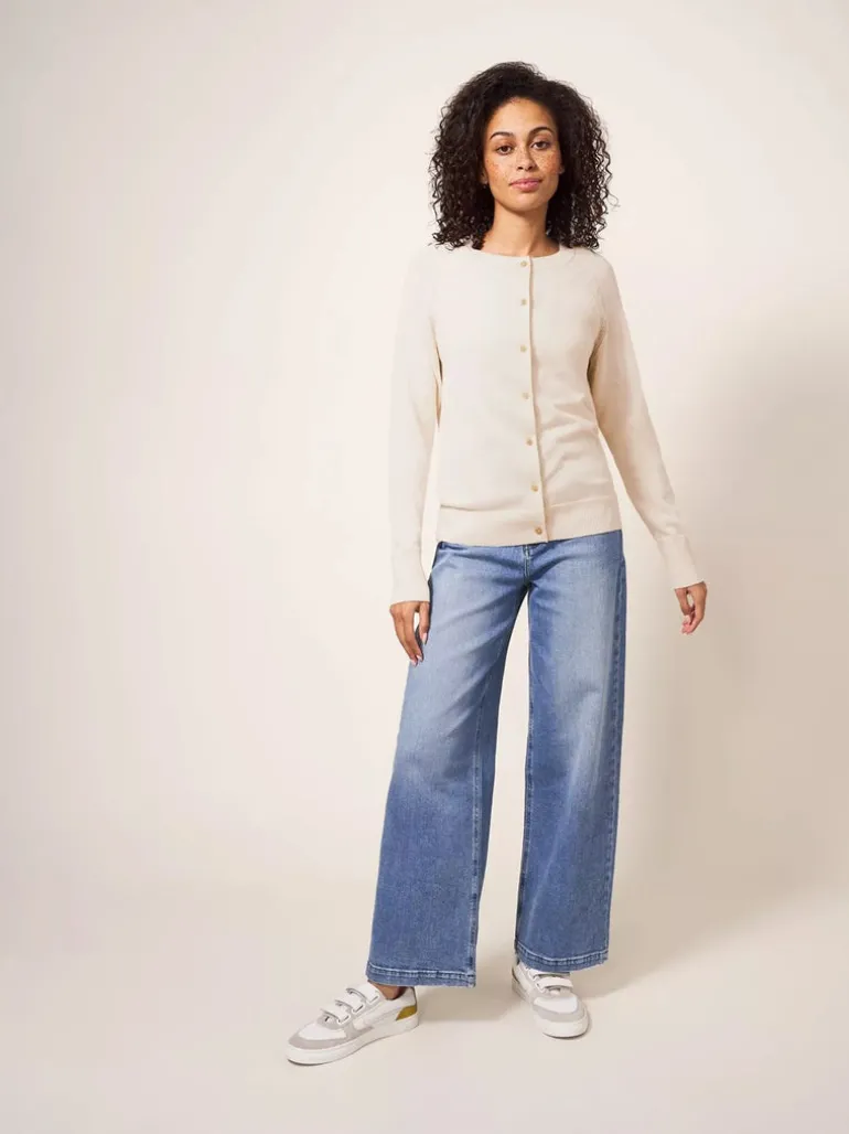 White Stuff Lulu Cardi Nat White
