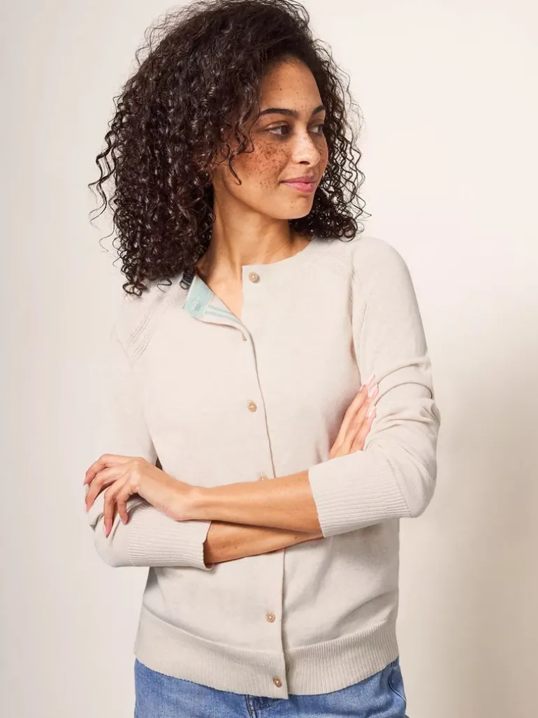 White Stuff Lulu Cardi Nat White