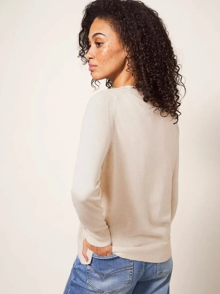 White Stuff Lulu Cardi Nat White