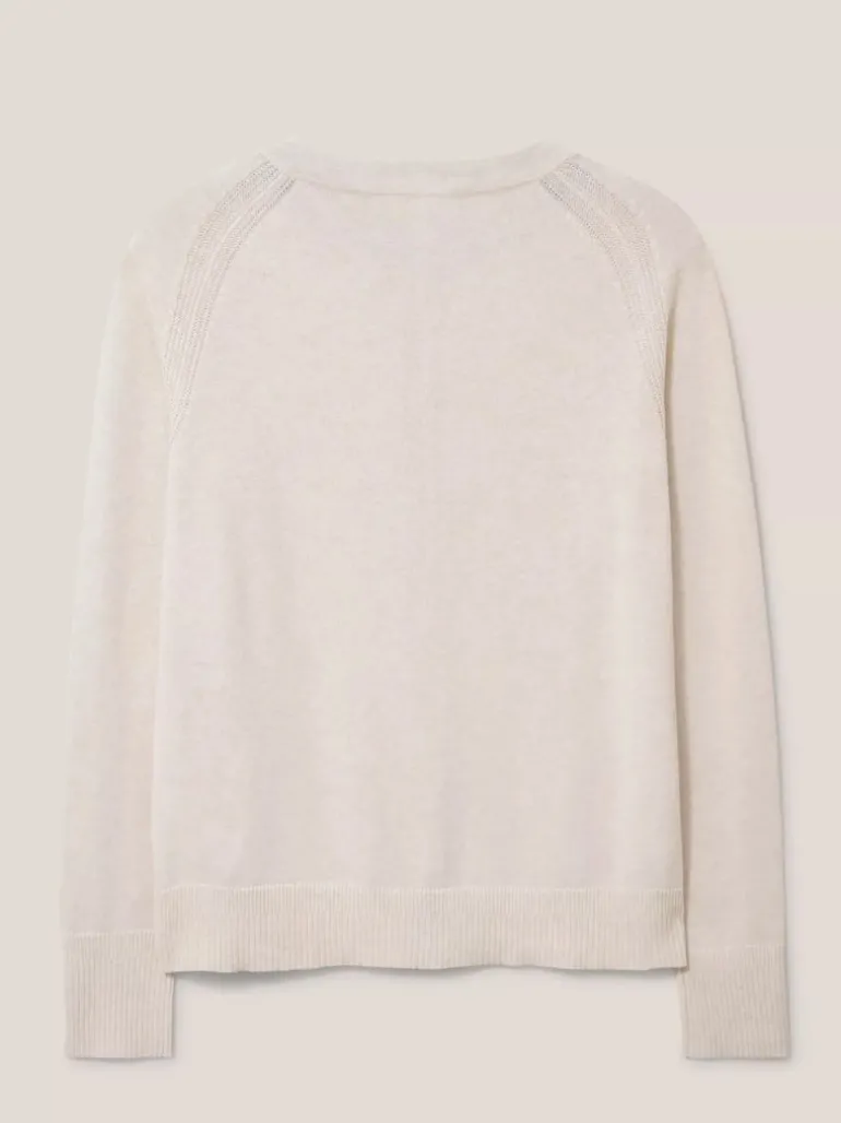 White Stuff Lulu Cardi Nat White