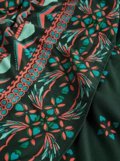 White Stuff Millie Jersey Dress Green Print
