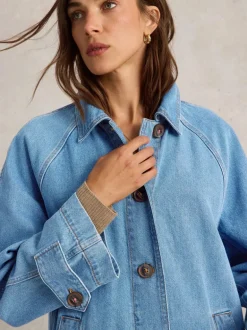 White Stuff Oakleigh Mid Denim Coat