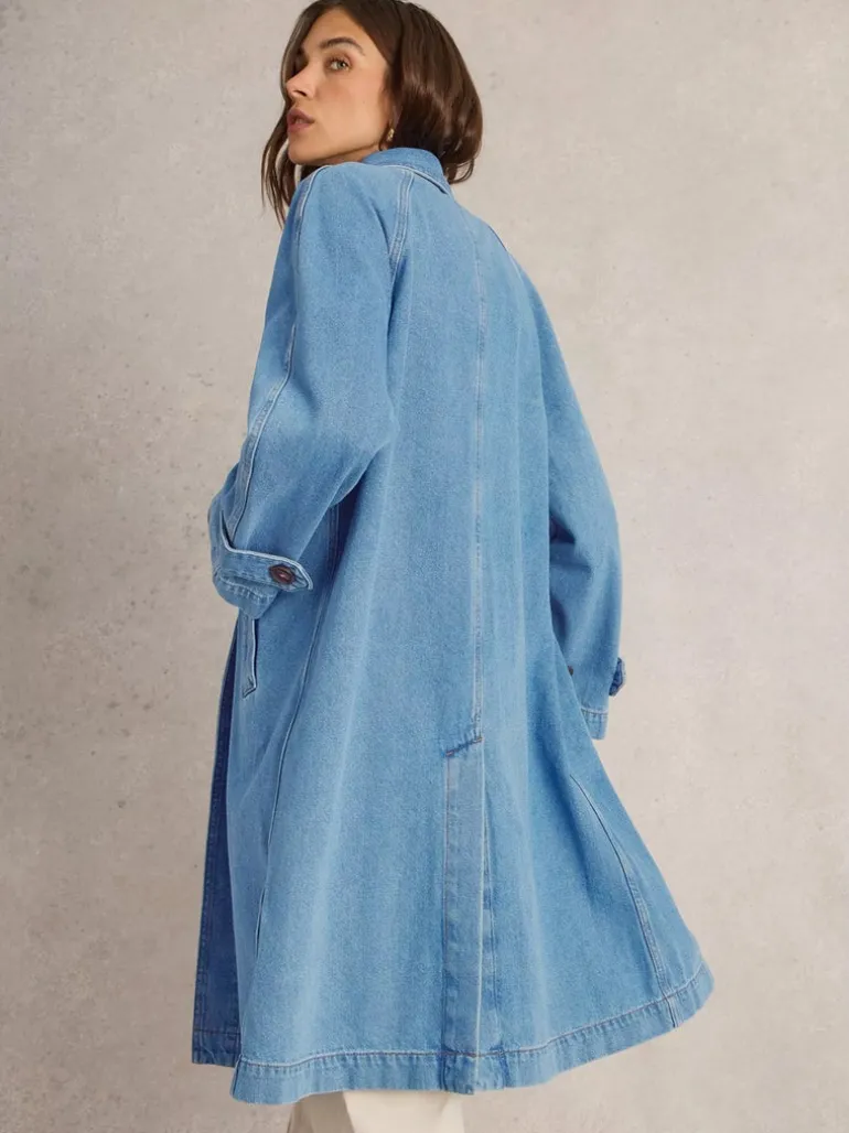 White Stuff Oakleigh Mid Denim Coat