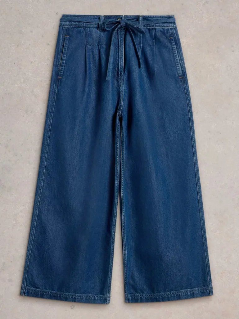 White Stuff Sasha Wide Leg Mid Denim Jean