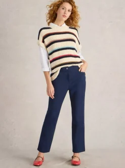 White Stuff Savannah Stretch Trouser Navy