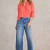 White Stuff Sophie Organic Cotton Shirt Bright Pink