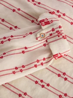 White Stuff Sophie Organic Cotton Shirt Pink MLT