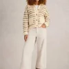 White Stuff Tia Wide Leg Crop Jean Nat White